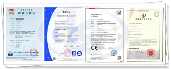 液動對夾蝶閥資質(zhì)證書