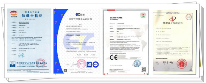 Z型多回轉(zhuǎn)電動執(zhí)行器企業(yè)資質(zhì)