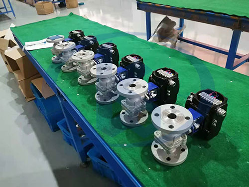 電動法蘭球閥生產(chǎn)中